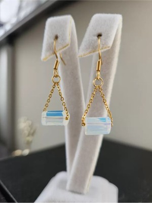 Home Doğaltaş Opal Taşı Çelik Küpe