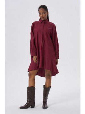 HANIQA Pamuklu Kloş Tunik Elbise