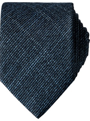 Kiğılı Desenli Keten Görünümlü Kravat