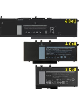 Dell Precision M3530-GÖKKUŞAĞI Batarya Pil Retro 6cell V2