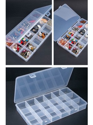 PremiumPort Çok Bölmeli Takı ve Küçük Malzeme Organizer Kutusu, Şık ve Kullanışlı