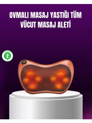 Venüs Shopping Ergonomik Derin Yoğurmalı Boyun Bel Sırt Masaj Cihazı Priz Çakmak Girişli