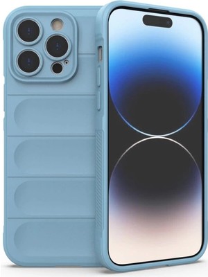 Akinco Iphone 15 Pro Kılıf Optimum Silikon - Sky Blue