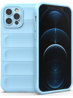 Akinco Iphone 12 Pro Kılıf Optimum Silikon - Sky Blue