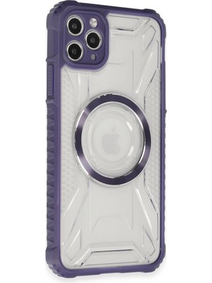 Sb Shopping Iphone 11 Kılıf Prag Magneticsafe Kapak - Derin Mor