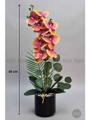 Biçiçek Yapay Phalaenopsis Orkide Buyuk Boy