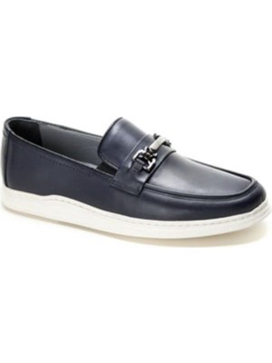Pierre Cardin 191074 Lacivert Erkek Loafer Günlük Deri Ayakkabı