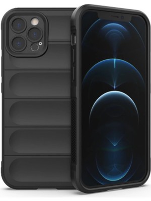 Akinco Iphone 12 Pro Kılıf Optimum Silikon - Siyah