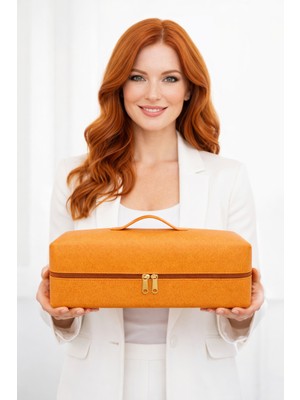 Renkli Airwrap ve Şekillendiriciler Için Şık Seyahat Çantası