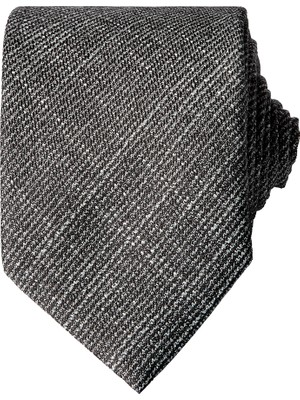 Kiğılı Desenli Keten Görünümlü Kravat