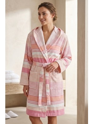 Daylife %100 Pamuk Gri Bornoz – Unisex, Yüksek Emiciliğe Sahip, Yumuşak Dokulu, Lüks Spa ve Otel Tipi Bornoz