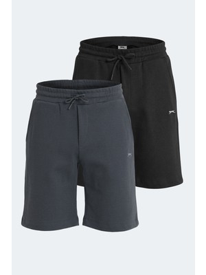 Slazenger Velvela 2 Li Set Erkek   Şort