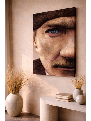 Photonom Başkomutan Mustafa Kemal Atatürk | Ev Dekorasyon Kanvas Tablo | Ev Hediyesi