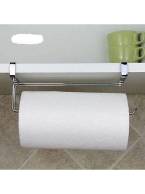 Newstore Home Paslanmaz Çelik Kağıt Havluluk Mutfak Askısı 28 cm Şık Tasarım ve Çift Yönlü Kullanım
