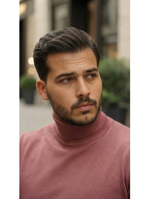 Lunelis Erkek Boğazlı Yaka Uzun Kollu Triko