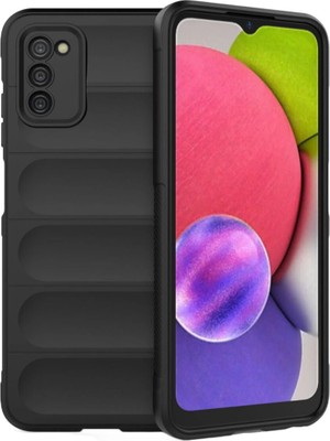 Akinco Samsung Galaxy A03S Kılıf Optimum Silikon - Siyah