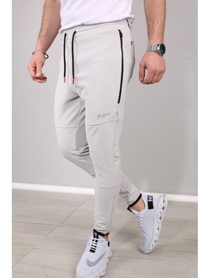 Delpino Dar Kesim Erkek Eşofman Altı Beyaz Renkli 2020 İlkbahar - Yaz Sezonu için Rahat Kullanım