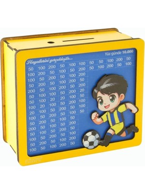 Zenvia Taraftar Parabox 10.000 Tl Kumbara Para Biriktirme Kutusu