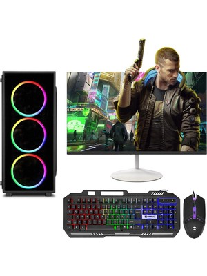 Zeiron X85 Oyun Bilgisayarı İ5-3470 16GB RAM 500GB HDD 4GB RX550 24" Ekran ile Güçlü Performans