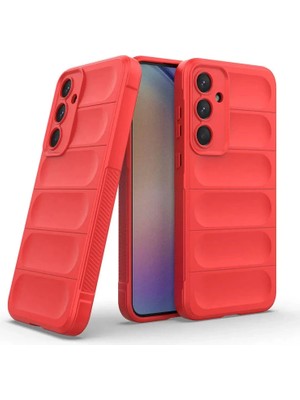 Akinco Samsung Galaxy A26 Kılıf Optimum Silikon - Kırmızı