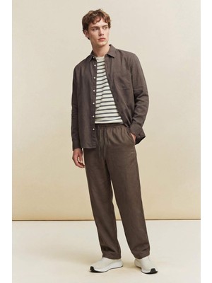 DeFacto %100 Keten Pantolon G1551AX26SP