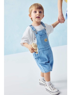 DeFacto Ayıcıklı Erkek Bebek Jean Tulum H2840A526SM