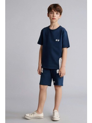 DeFacto Sweatshirt Kumaşı 2'li Takım Erkek Çocuk H0251A826SM