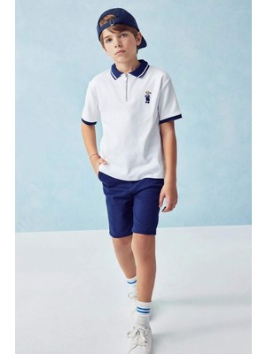 DeFacto Gabardin Şort Erkek Çocuk C2955A826SM