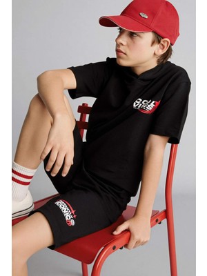 DeFacto Sweatshirt Kumaşı 2'li Takım Erkek Çocuk H0327A826SM