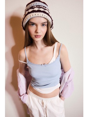 DeFacto Kadın Örme Bucket Şapka G8064AX26SM