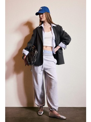 DeFacto Balloon Fit Beli Bağcıklı Geniş Paça Eşofman Altı G8079AX26SP