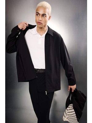 DeFacto Rüzgar Geçirmez Slim Fit Dar Kesim Mont G0977AX26SP