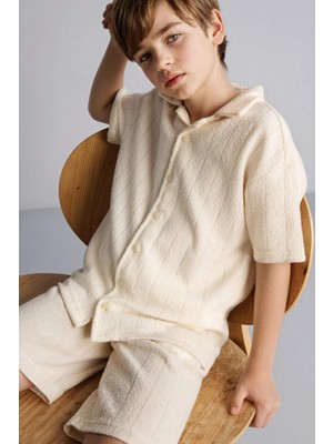 DeFacto Oversize Polo Yaka Kısa Kollu Polo Tişört Erkek Çocuk H3494A826HS