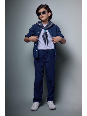 DeFacto Düz Paça Akışkan Kumaş Pantolon Erkek Çocuk G5009A826SP