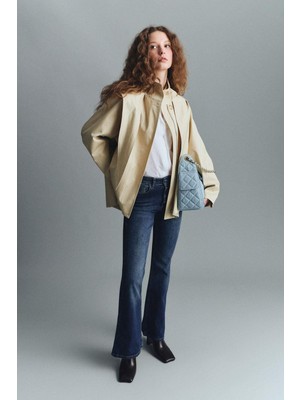 DeFacto Mia Flare Fit Normal Bel Uzun Jean Yıkamalı Pantolon G8880AX26SP