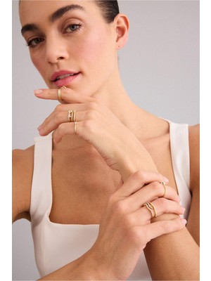 DeFacto Kadın 8'li Yüzük H0797AXNS