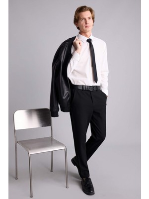 DeFacto Tailored Fit Kısa Paça Penye Pantolon F0407AX26SP