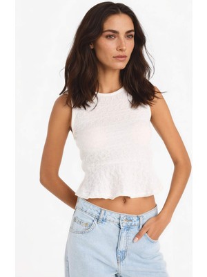 DeFacto Slim Fit Bisiklet Yaka Bürümcük Atlet F6277AX25SM