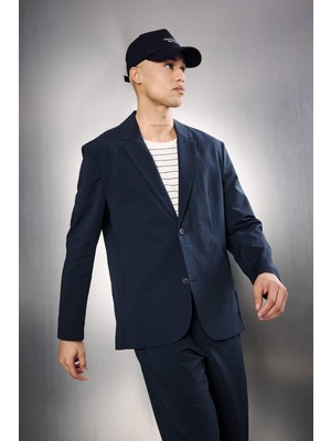 DeFacto Teknik Kumaştan Esnek Blazer Ceket G4225AX26SP