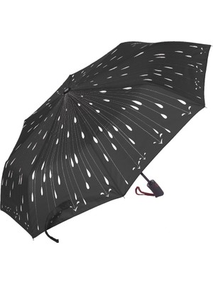 Marlux Siyah Kadın Şemsiye M21MAR711R003 Su Geçirmez Özellikli Şık Tasarım
