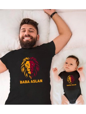 Tshirthane Leon Baba Yavru Aslan Baba Oğul Kız TEK ÜRÜN FİYATIDIR KOMBİN YAPMAK İÇİN EN AZ 2 ADET SEPETE EKLE