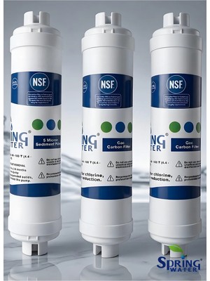 Spring Water Aquante Serisi - 11 Aşamalı Uyumlu 3’lü Filtre Seti