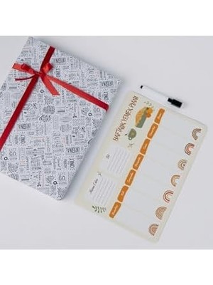 Adoz Shopping Haftalık Yemek Planlayıcı Buzdolabı Magneti