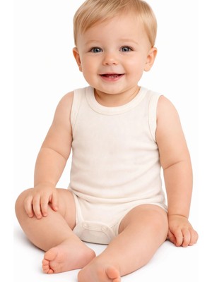 Organickid Naturel Bebek Atlet Body