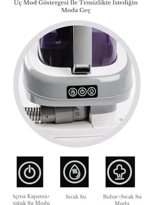 Adoz Shopping XV12 Pro 1300W Buharlı Koltuk ve Halı Yıkama Makinesi - Buharlı Temizleyici