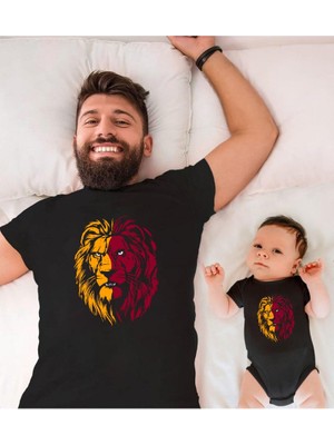 Sarı Kırmızı Aslan Baba Oğul Kız Tek Ürün Fiyatıdır Kombin Yapmak Için En Az 2 Adet Sepete Ekleyiniz