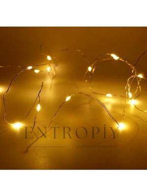 Adoz Shopping 2 Adet - 5 Metre LED Işıkları | Azami Yaratıcılık ve Ambiyans Için Pil Ile Çalışan Işık Şeritleri | Iç Mekan ve Dış Mekan Süslemeleri Bayramı Balkabağı Işığı (Gunısıgı)