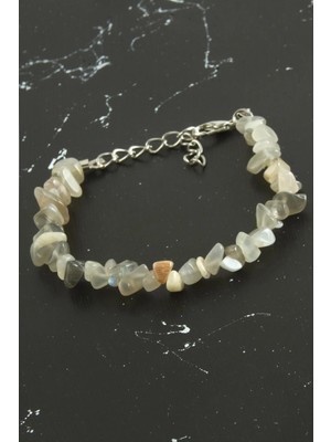 Akik Kırık Doğaltaşlı Bileklik Nemere