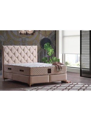 Vivense Lilit Baza Başlık Yatak Seti, 150X200