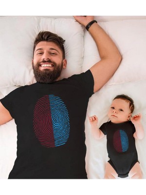 Bordo Mavi Parmak Izi Baba Oğul Kız Tek Ürün Fiyatıdır Kombin Yapmak Için En Az 2 Adet Sepete Ekle